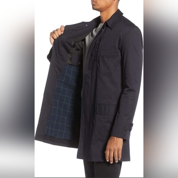 BLDWN Decker Regular Fit Water Repellent Jacket Very Dark Navy - Picture 8 of 14